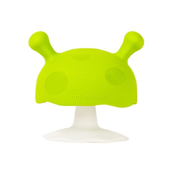 Mushroom Soothing Teether - Green