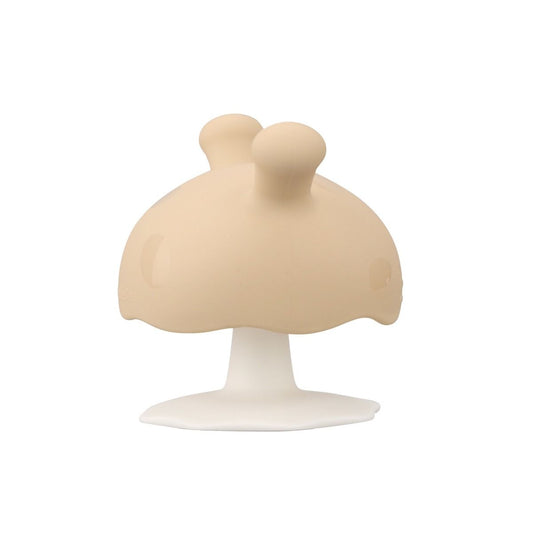 Mushroom Soothing Teether - Beige