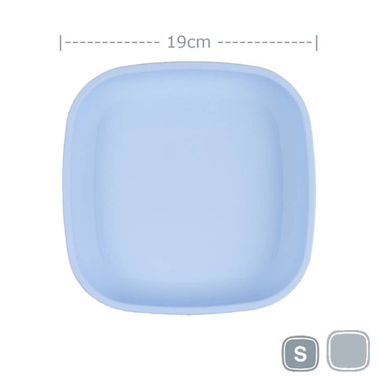 Re-Play Flat Plate - Ice Blue