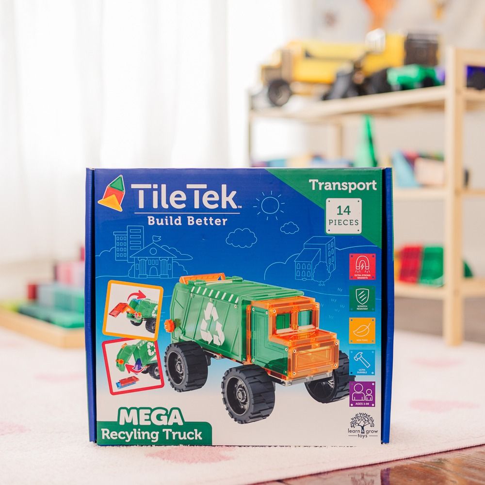Magnetic Mega Recycling Truck 14pc