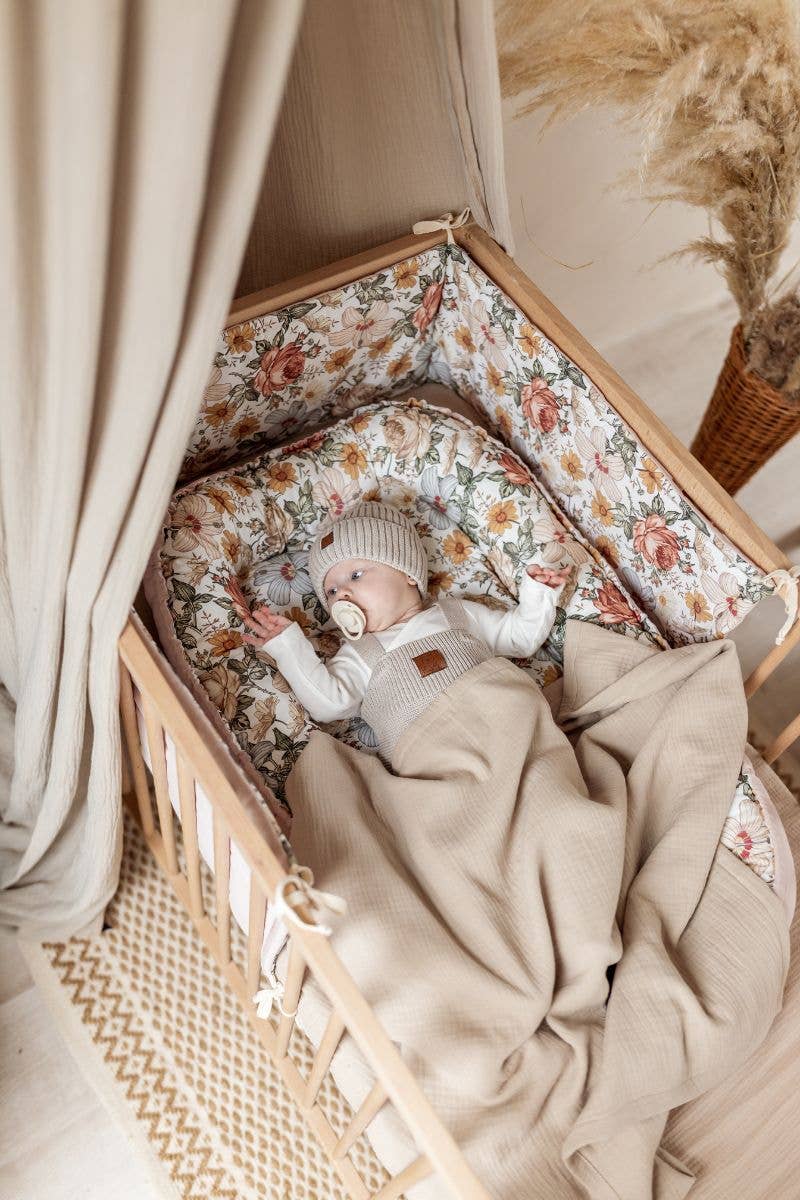 OLIVIER Baby Nest Bed - Powder pink