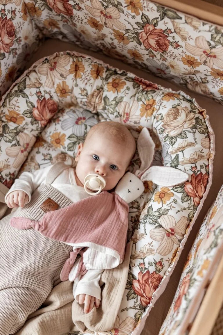 OLIVIER Baby Nest Bed - Powder pink
