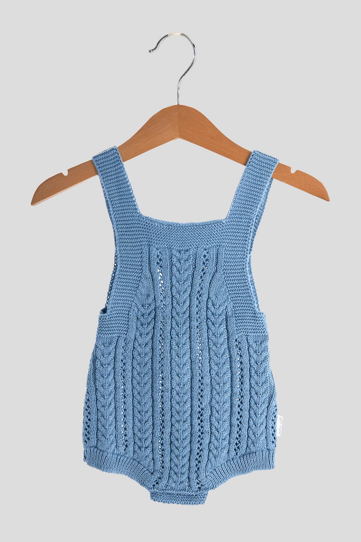 Wheat Cotton Knit Romper