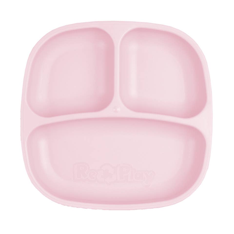 Re-Play Divided Plate - Ice Pink