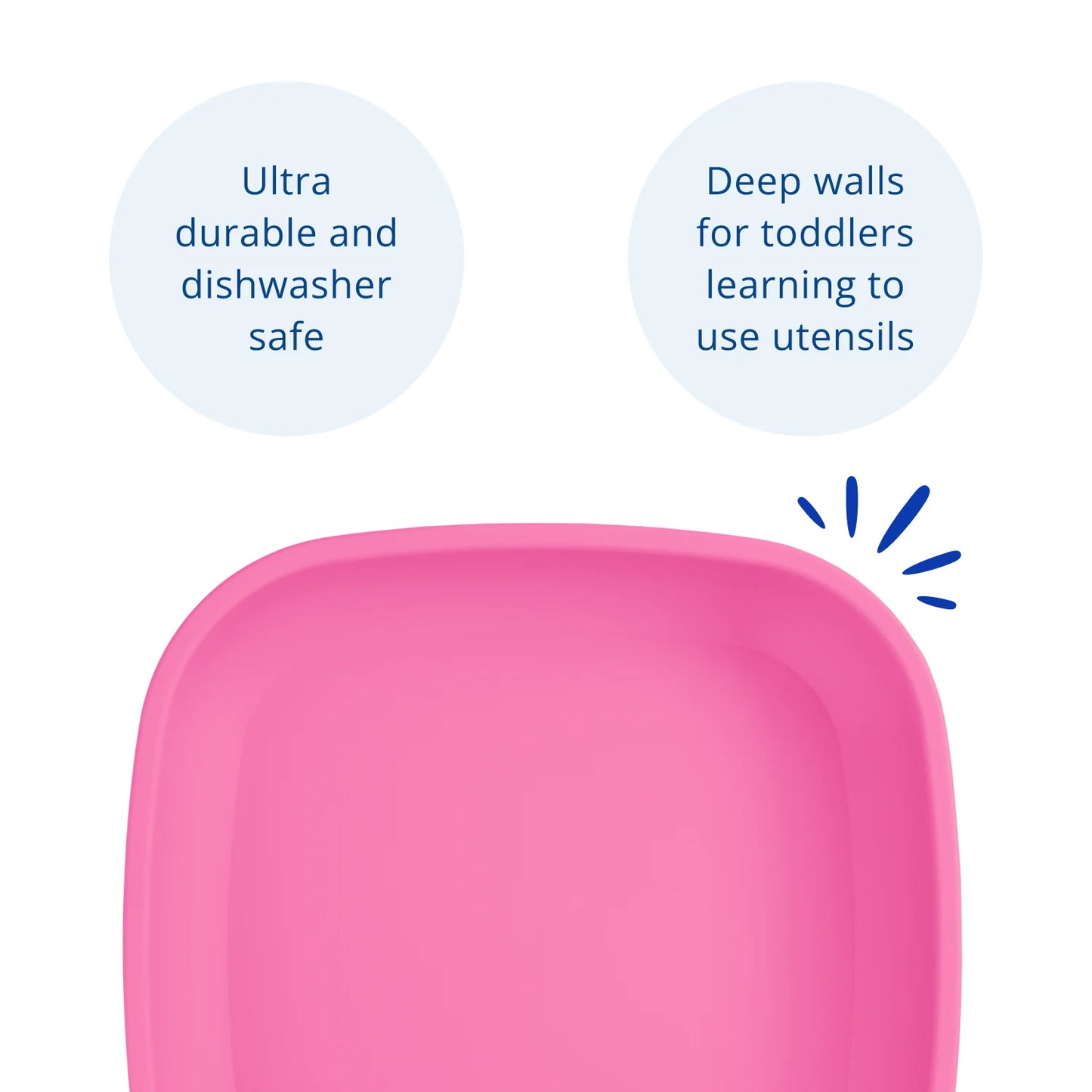 Re-Play Flat Plate - Bright Pink