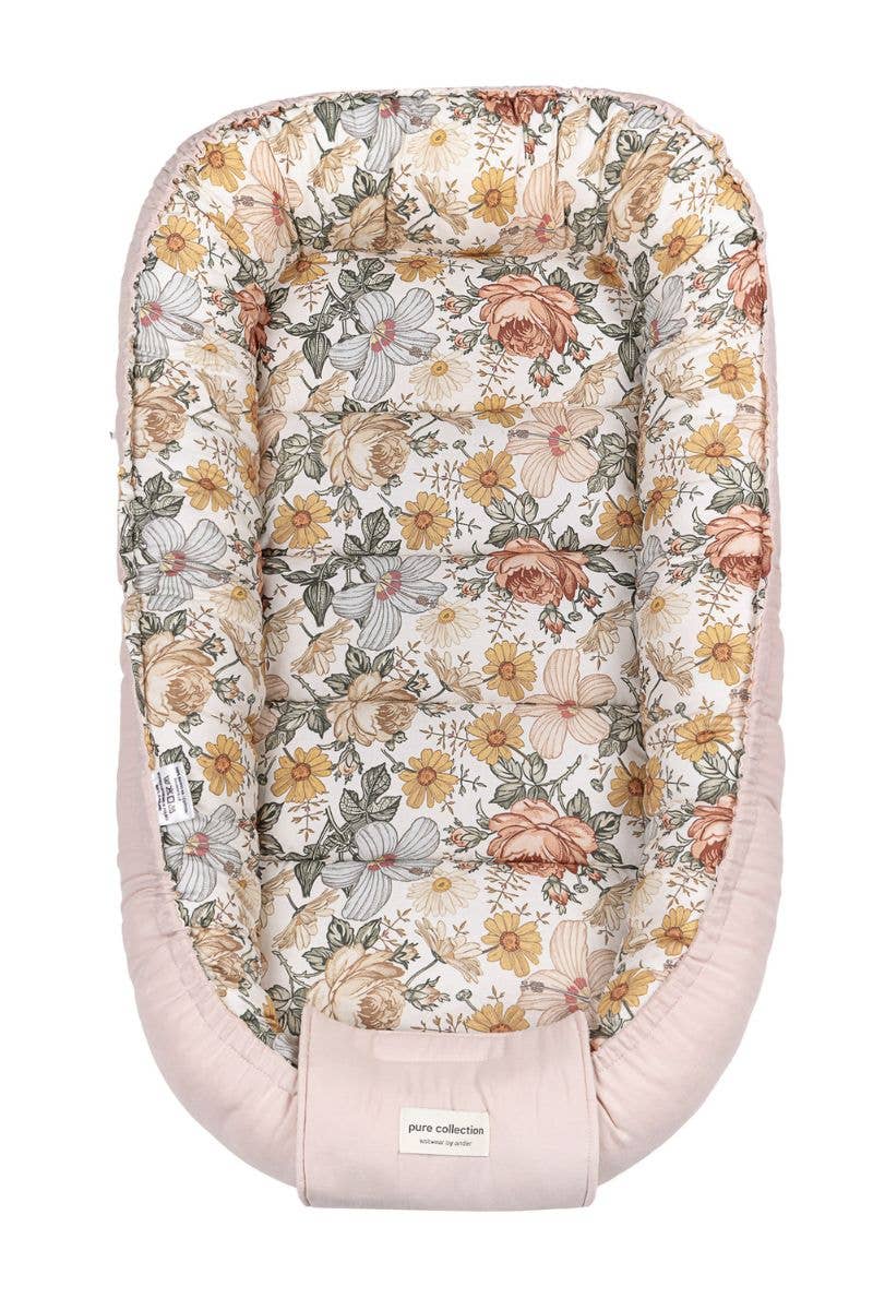 OLIVIER Baby Nest Bed - Powder pink