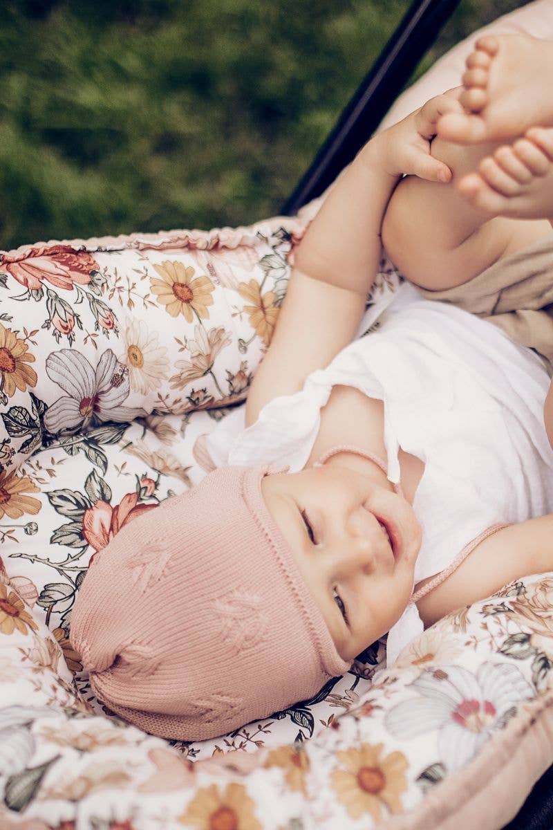 OLIVIER Baby Nest Bed - Powder pink