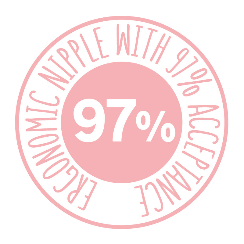 Hero Pacifiers 6+months (2 Pack) - Pink/White