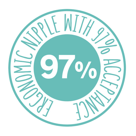 Hero Pacifiers 0+months (2 Pack) - Blue/Turquoise