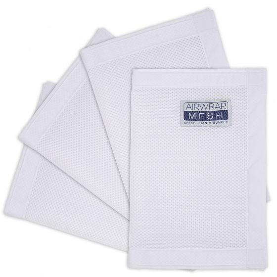Airwrap Cot Mesh 4 Sides - White