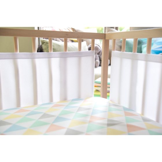 Airwrap Cot Mesh 4 Sides - White