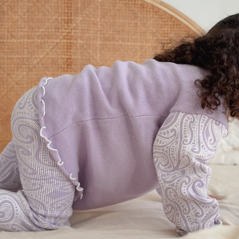 The Wolf Knit Pullover - Lila