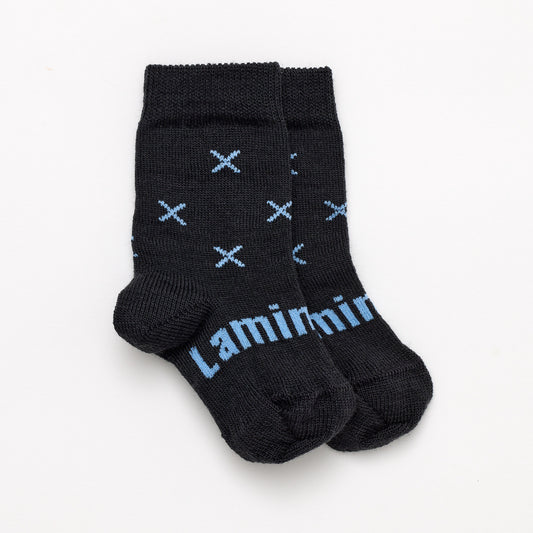 Merino Wool Crew Socks - Baltic