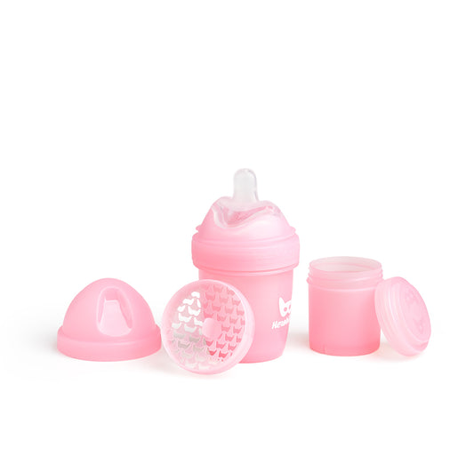 Double Anti-Colic Baby Bottle 140 ml - Pink