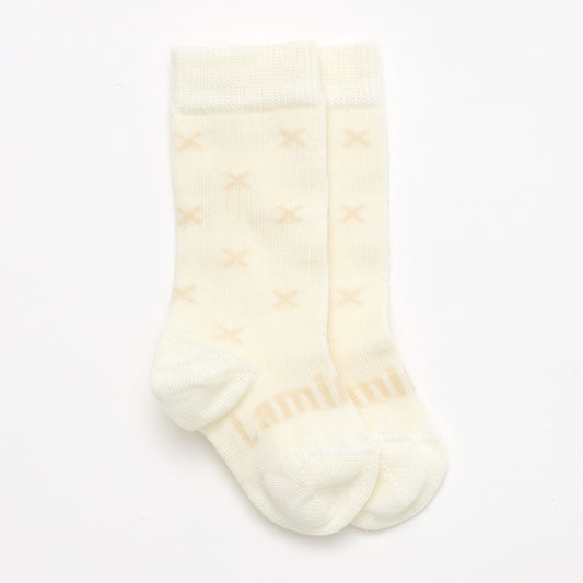 Merino Wool Knee High Socks - Owl