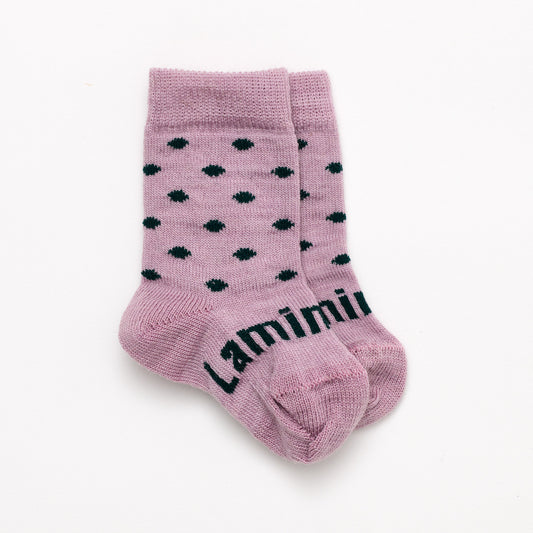 Merino Wool Crew Socks - Thistle