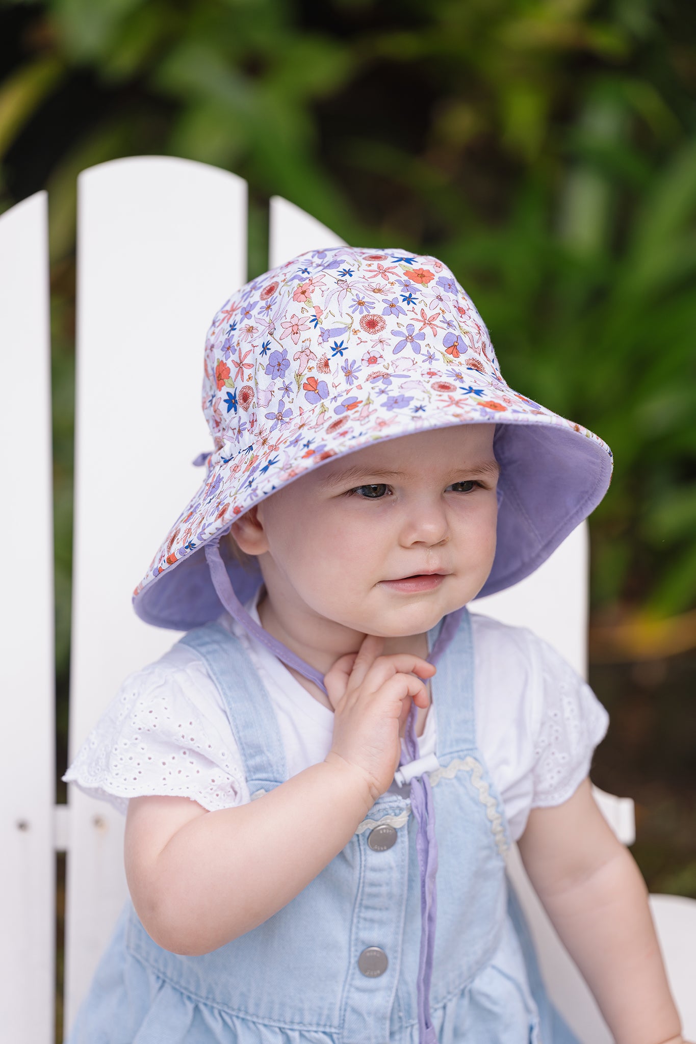 Bella Wildflowers Legionnaire Hat 0-3Y