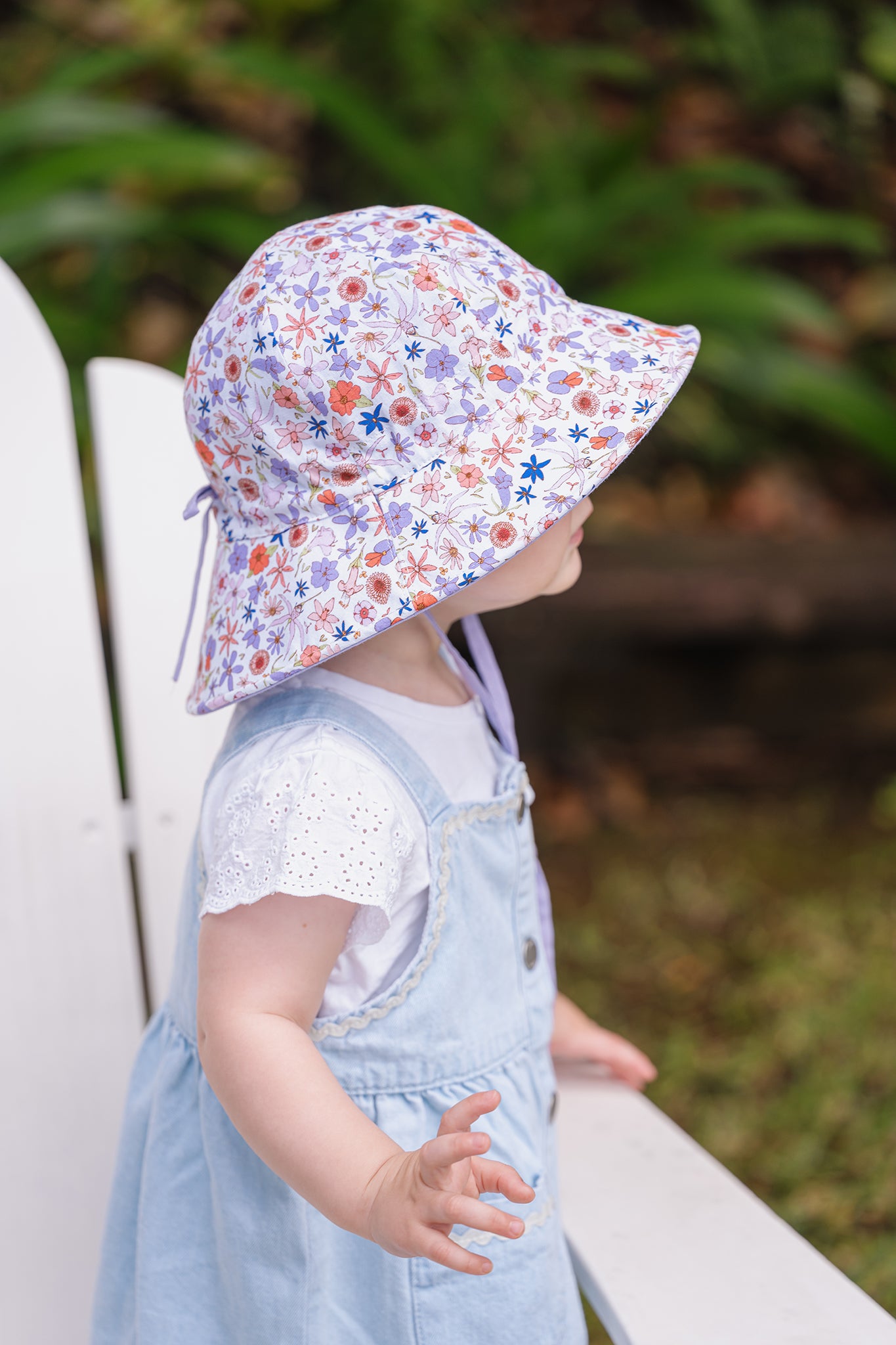 Bella Wildflowers Legionnaire Hat 0-3Y