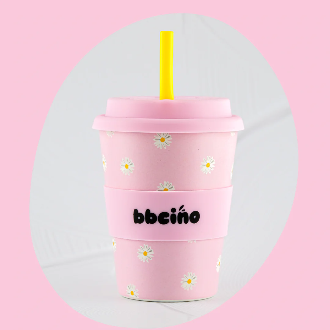 BiggieCino Cup - Daisy Baby Pink