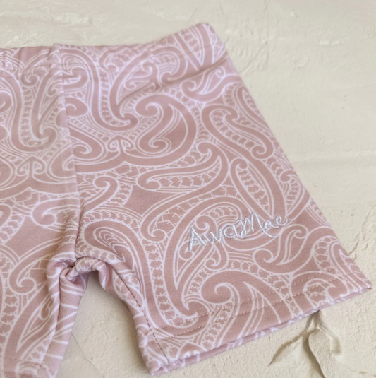 The Wolf Bike Shorts - Blush