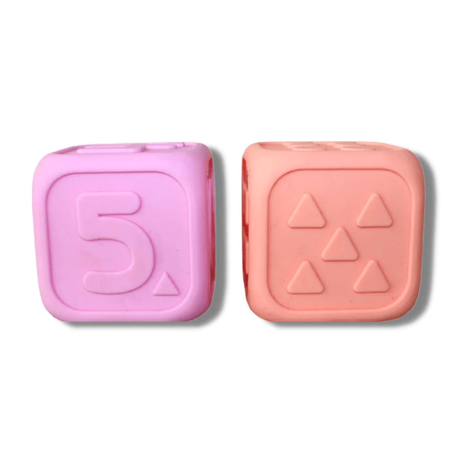 My First Dice - Bubblegum and Peach