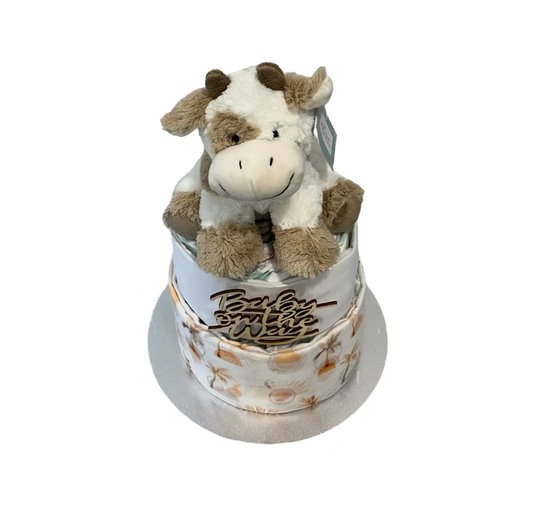 Coco the Cow Nappy Cake