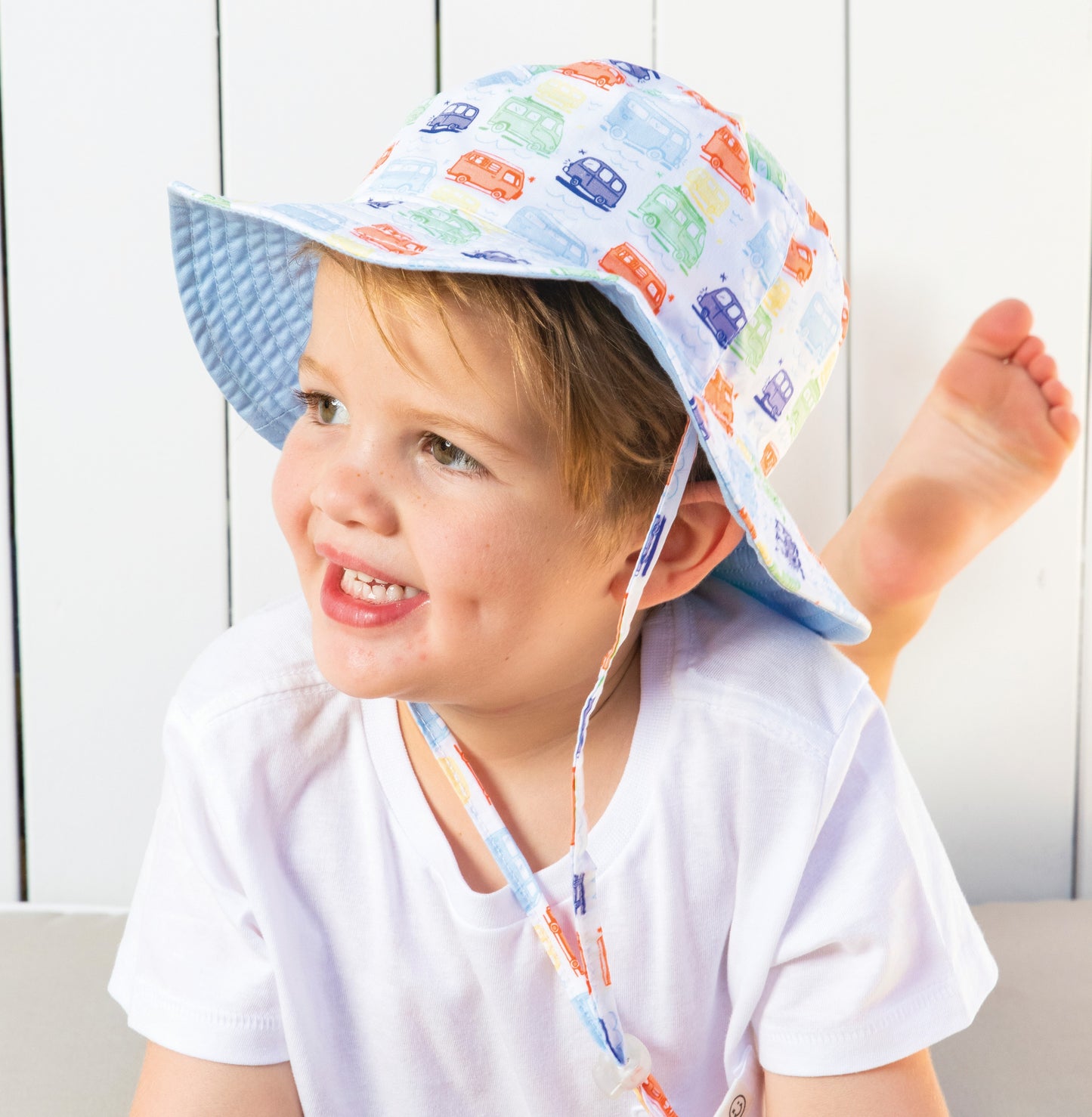 Declan Buses Bucket Hat 3-6Y