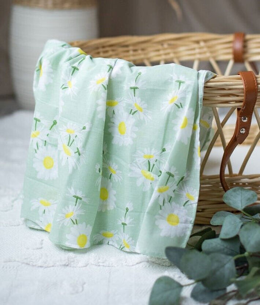 Daisy Muslin Wrap