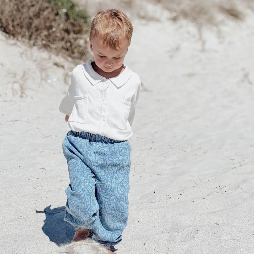 Wolf Denim Bubble Pants