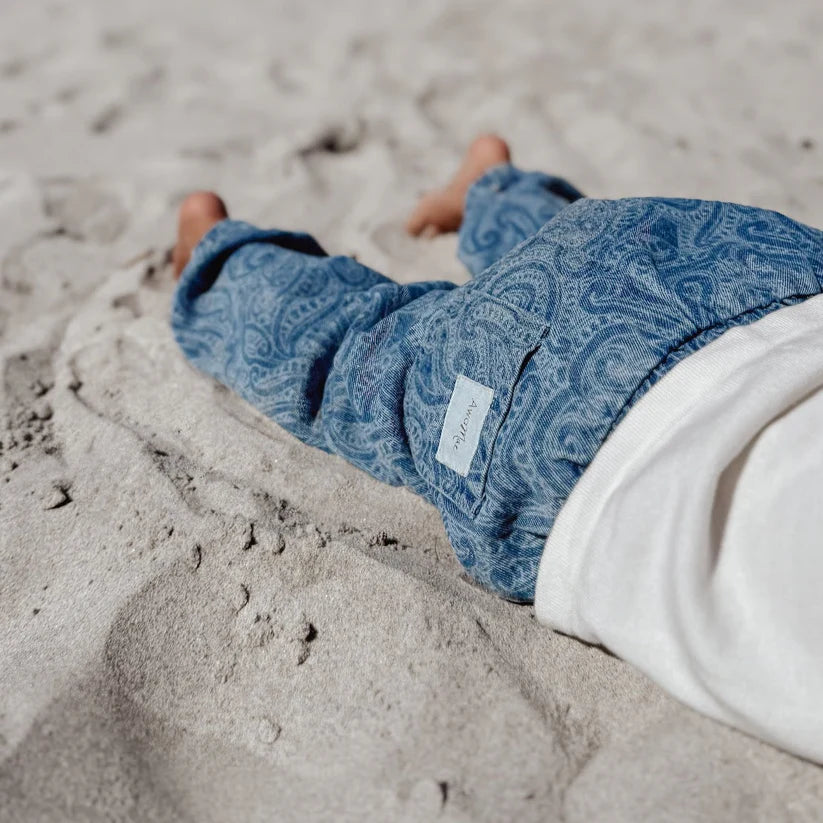 Wolf Denim Bubble Pants