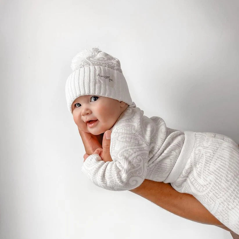The Wolf Ribbed knit bodysuit - Oat