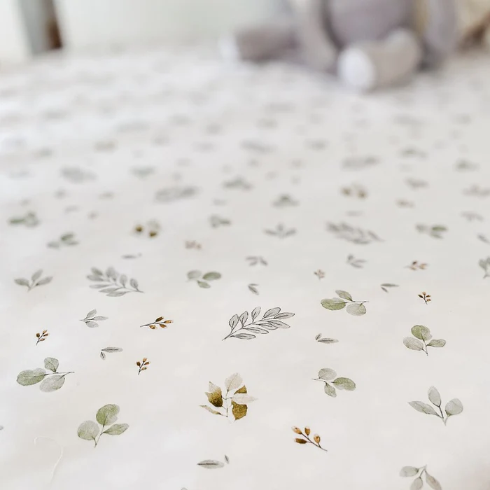Eucalypt Fall Fitted Cot Sheet