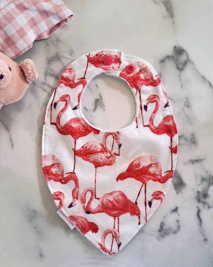 Flamingo - Teardrop Bib