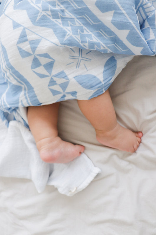 Fōlau Moana Layered Muslin Blanket (Samoa)