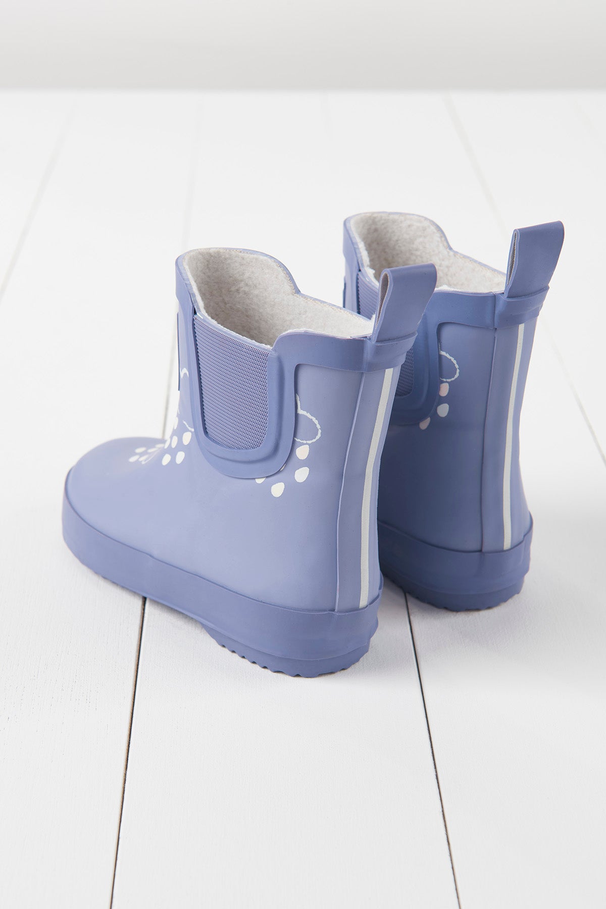 Lavender Short Colour-Changing Kids Gumboots