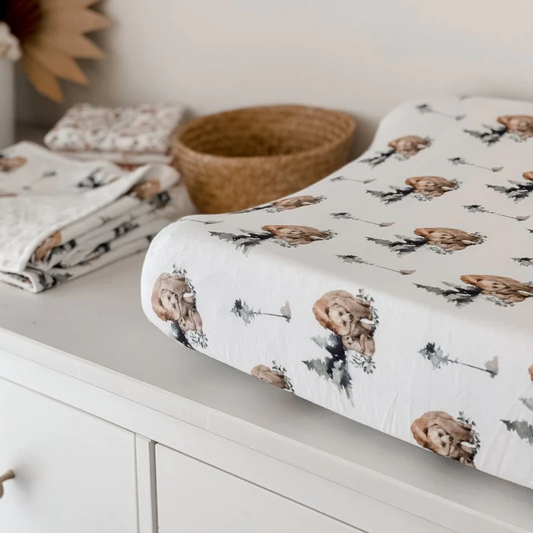 Grizzly Bassinet Sheet/Change Pad