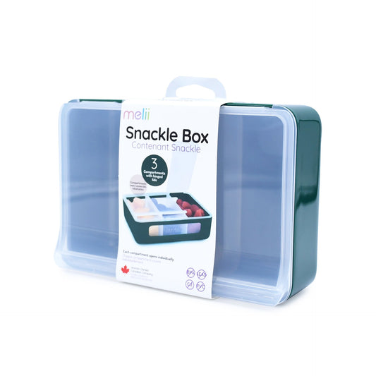Melii 3 Compartment Snackle Box - Hunter Green