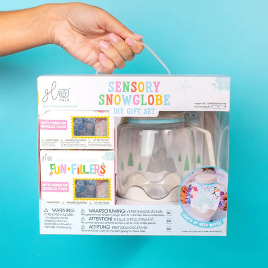 DIY Sensory Jar Gift Set - Sensory Snow globe