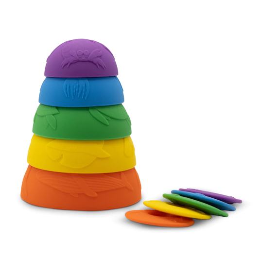 Ocean Stacking Cups - Bright