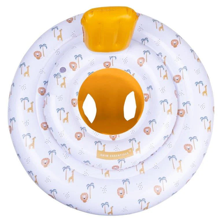 Swim Essentials Inflatable Baby Swimseat - Jungle, 0-1 yrs