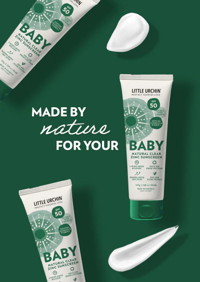 Baby Natural Clear Zinc Sunscreen SPF50 100g