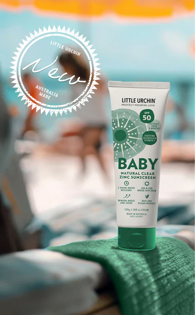 Baby Natural Clear Zinc Sunscreen SPF50 100g