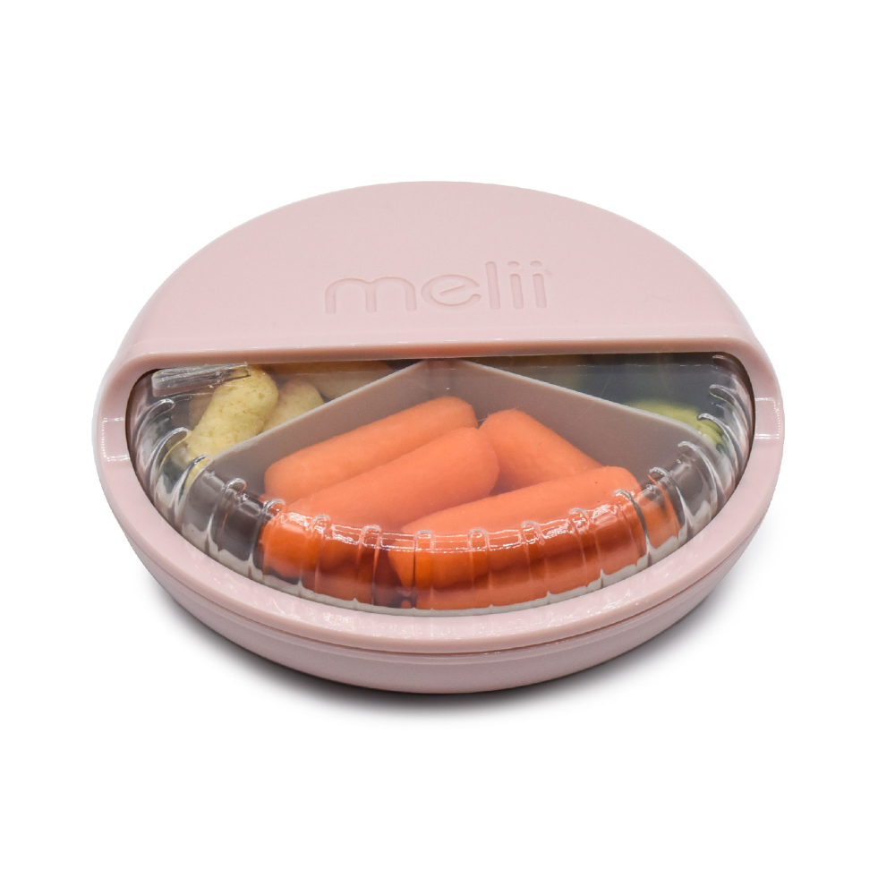 Spin Snack Container - Pink & Grey