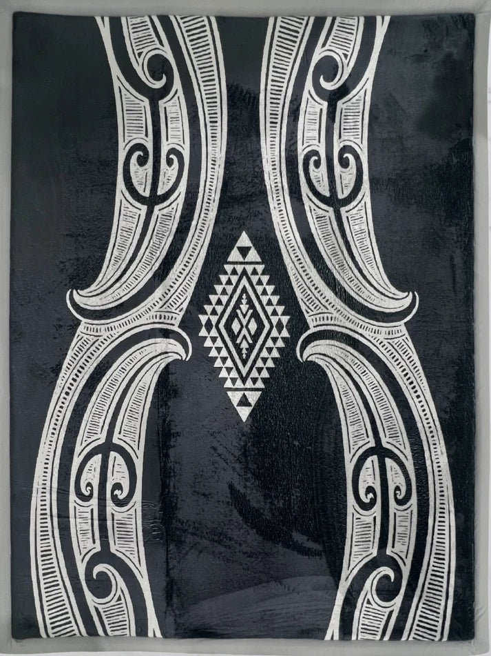 Māmā Mat - Charcoal Grey & Beige Te Aramoana