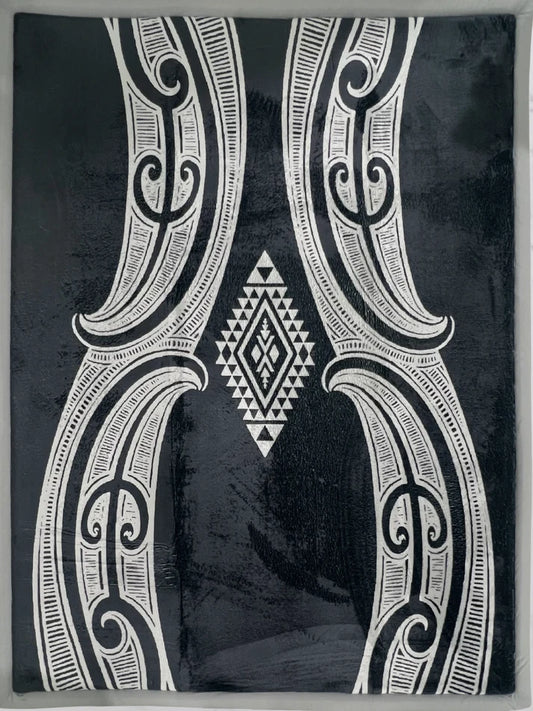 Māmā Mat - Charcoal Grey & Beige Te Aramoana