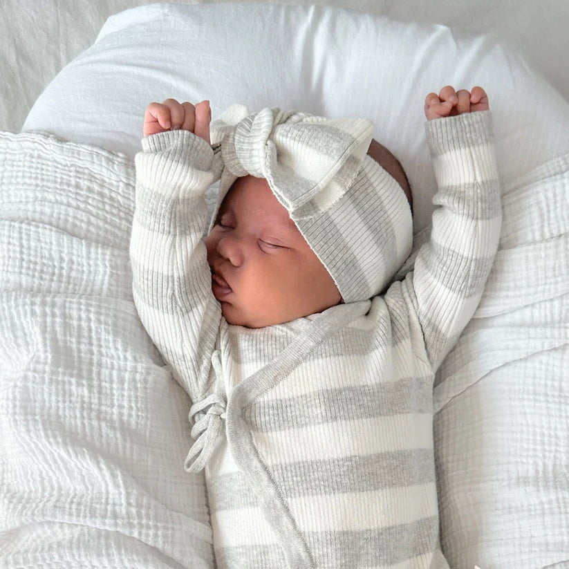 Ribbed knit Onesie - Milk
