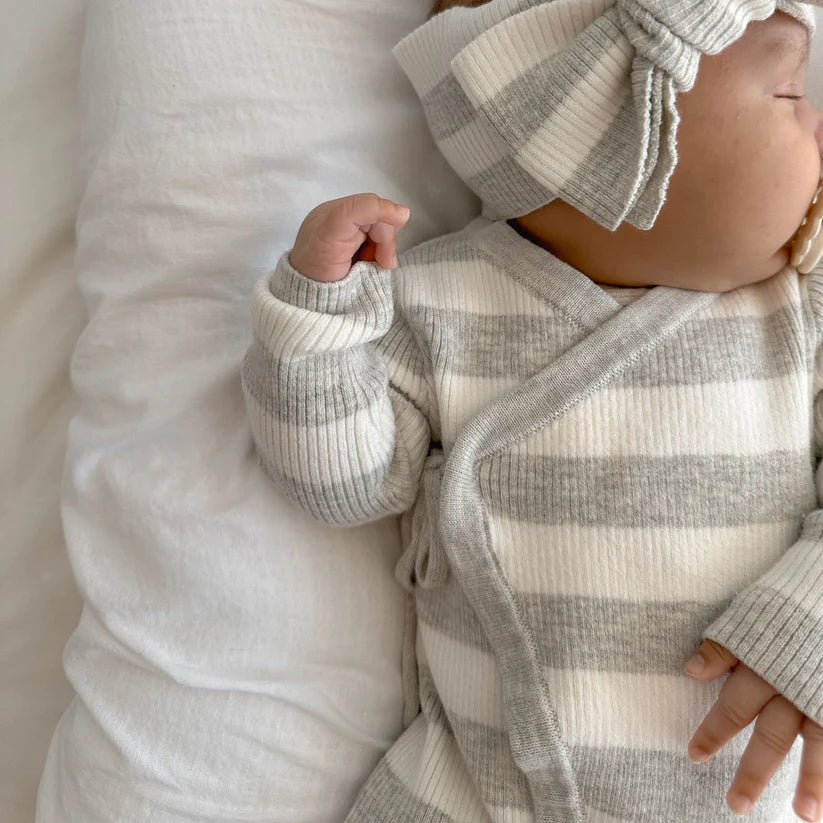Ribbed knit Onesie - Milk