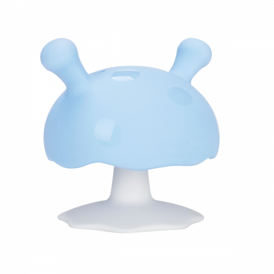 Mushroom Soothing Teether - Blue