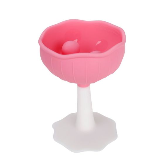 Mushroom Soothing Teether - Pink