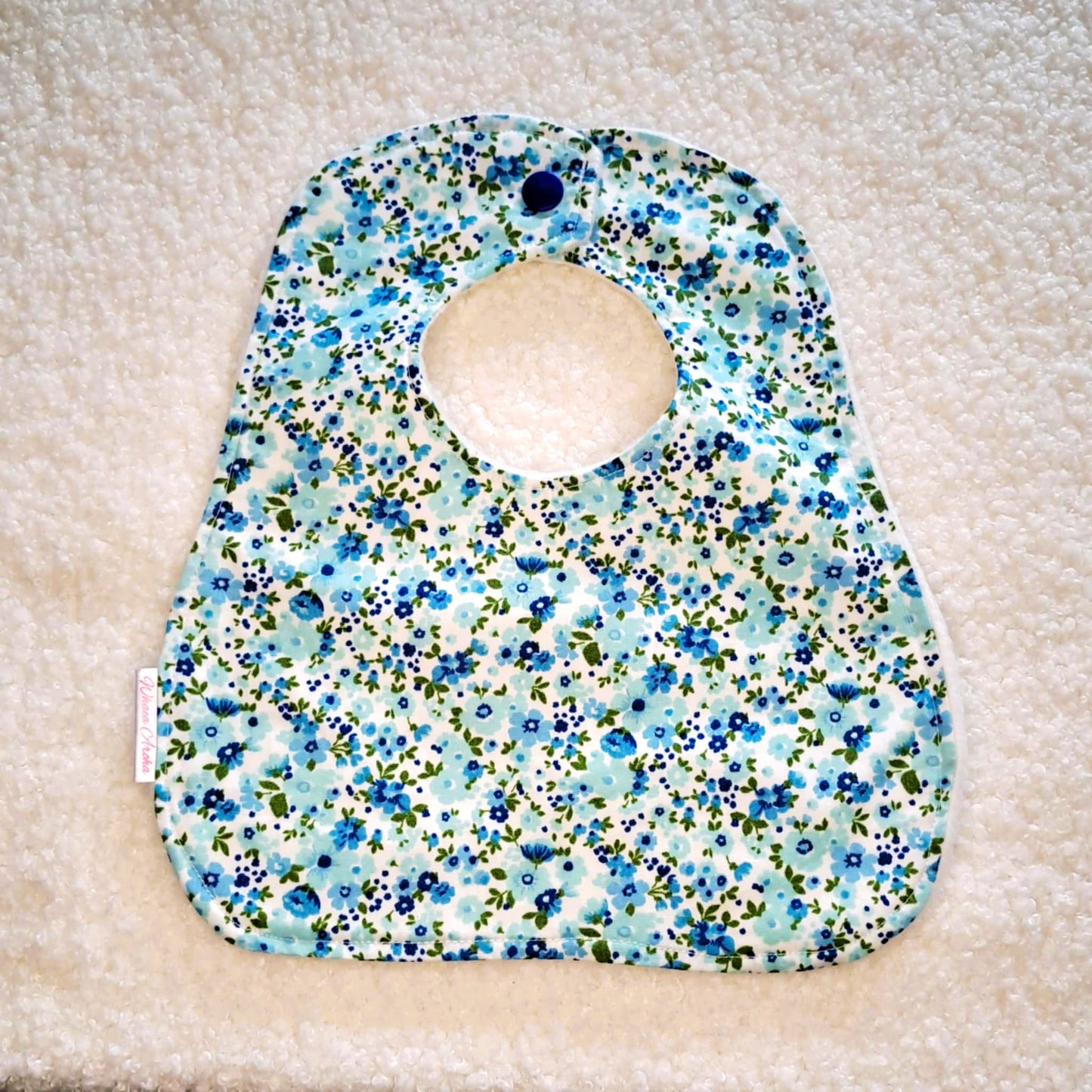 Ocean Floral - Round Bib